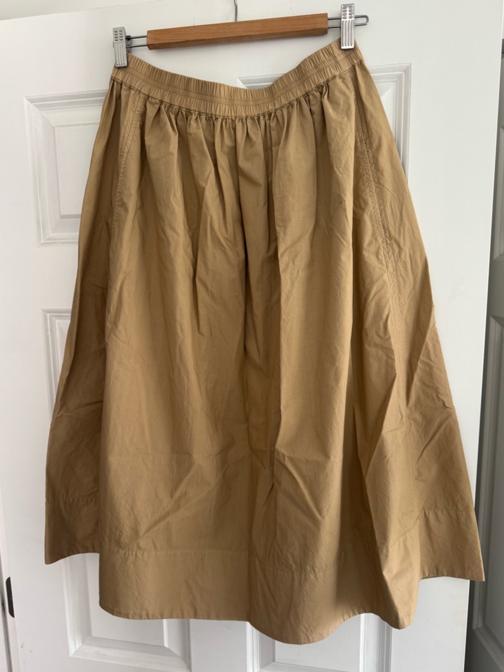 Alex Mill Cotton Midi Skirt | Size Medium